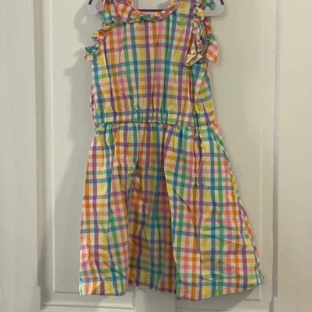 Crewcuts Colorful Plaid Kids Dress
